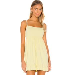 Lovers & Friends Davis Mini Dress in Canary Yellow NWT SIze Small